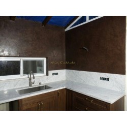 Tadelakt paredes cocina