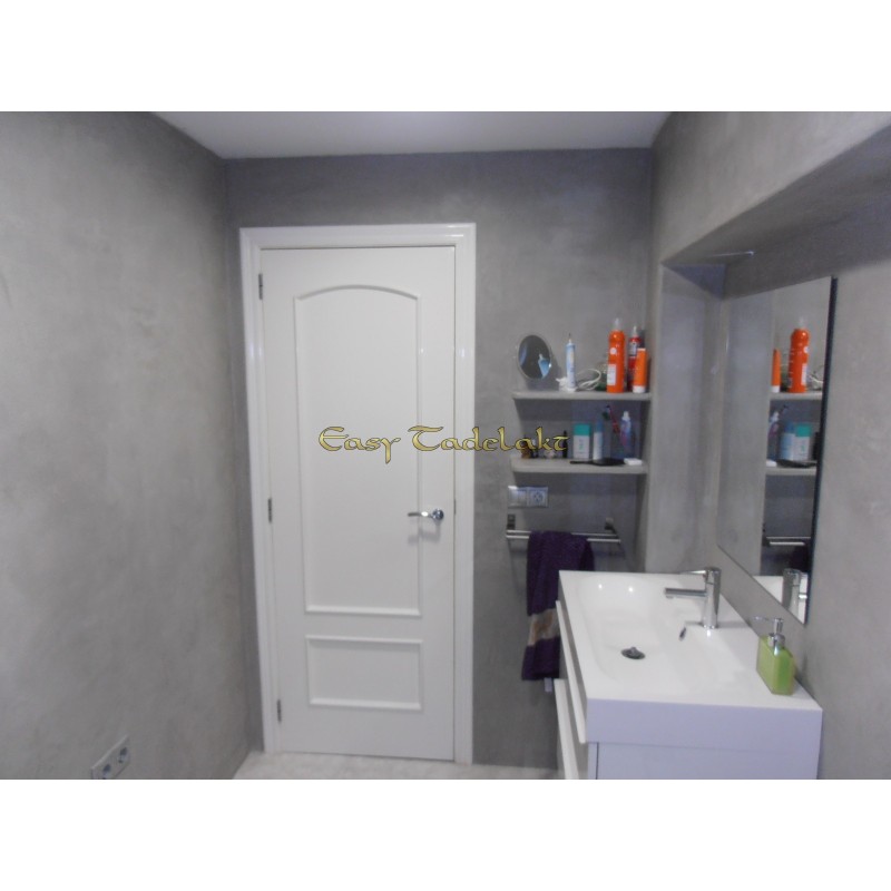 Revestimiento continuo ecológico para baños sin juntas. Kit completo.