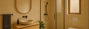 Tendance en salles de bains modernes minimalistes pour 2026 : Innovations, couleurs fortes et Tadelakt haut de gamme