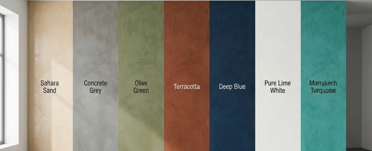 Psychologie van kleur: De 7 Tadelakt-tinten die je huis dit jaar transformeren