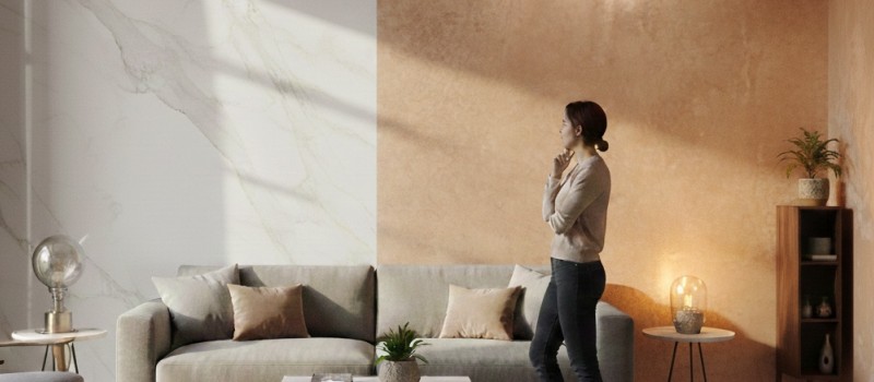 Stucco decorativo naturale: perché il Tadelakt è l'alternativa superiore allo stucco veneziano e allo stucco plastico