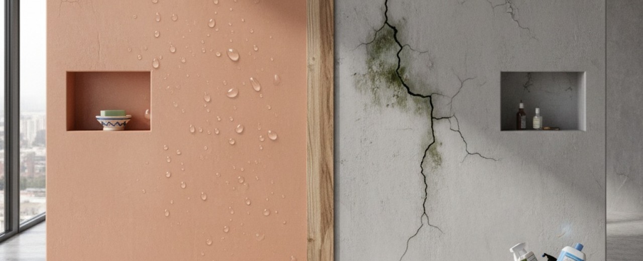 Tadelakt vs Microcemento: la Guida Definitiva al Rivestimento del Bagno Sano e Duraturo